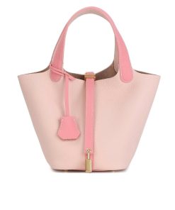 HERMES PICOTIN LOCK 18 POCKET BAG LIGHT PINK 18CM