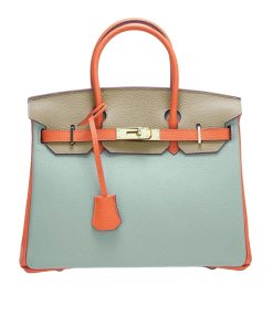 HERMES BIRKIN MINI GOLD HARDWARE EPSOM MULTICOLOR 20CM