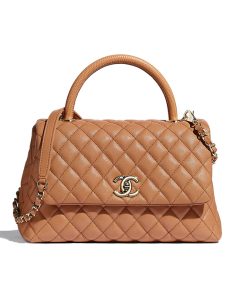 Chanel Large Flap Bag With Top Handle