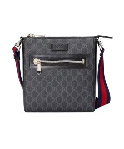 GG Black small messenger bag