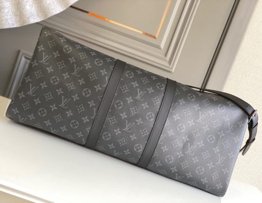 Louis Vuitton Keepall Bandouliere 55 Monogram Eclipse M40605 - Image 3