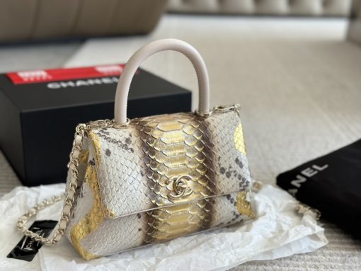 Chanel Trendy Cc Top Handle Bag Python 23Cm - Image 2