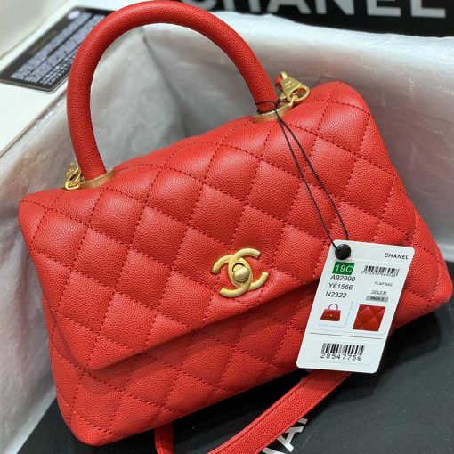 Chanel Large Flap Bag With Top Handle - Image 2