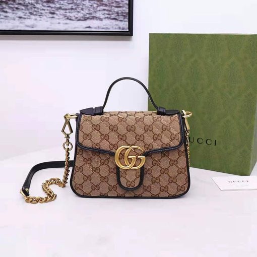 Gucci Marmont Mini Top Handle Bag - Image 2