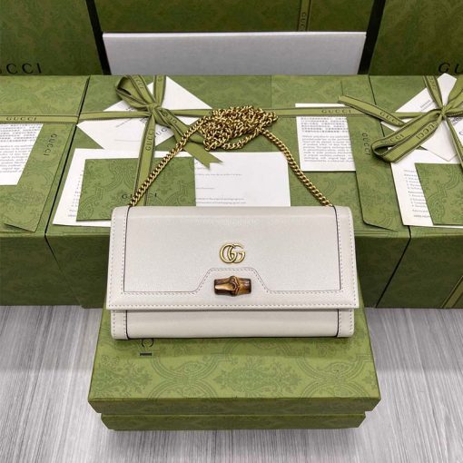 Gucci Diana chain wallet with bamboo - Image 2