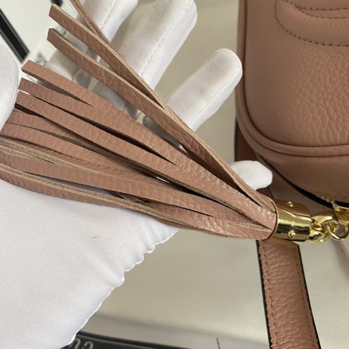 Gucci Soho Small Leather Disco Bag Pink 308364 A7M0G - Image 3