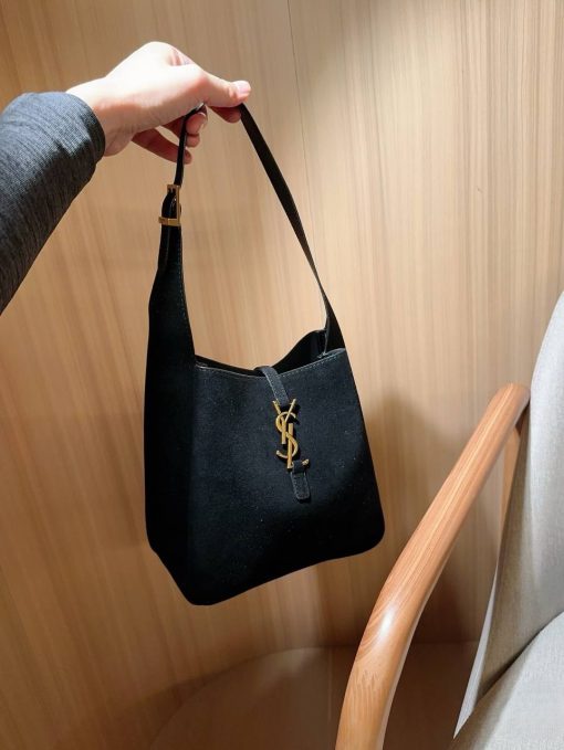 Saint Laurent Small Le Hobo Bag Black - Image 5