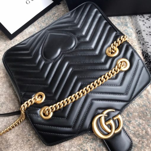 Gucci Marmont Matelasse Mini Bag 446744 Dtdit 1000 - Image 3
