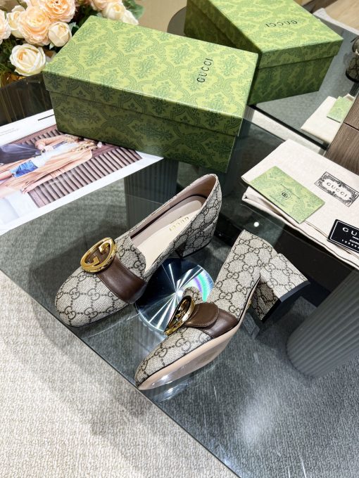 Gucci Women's Blondie Pump Beige ?701711 9I650 9769 - Image 7