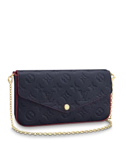 Louis Vuitton Felicie Pochette Navy Blue M64099