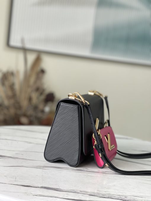 Louis Vuitton Twist Mm 23Cm Black And Pink M59885 - Image 5