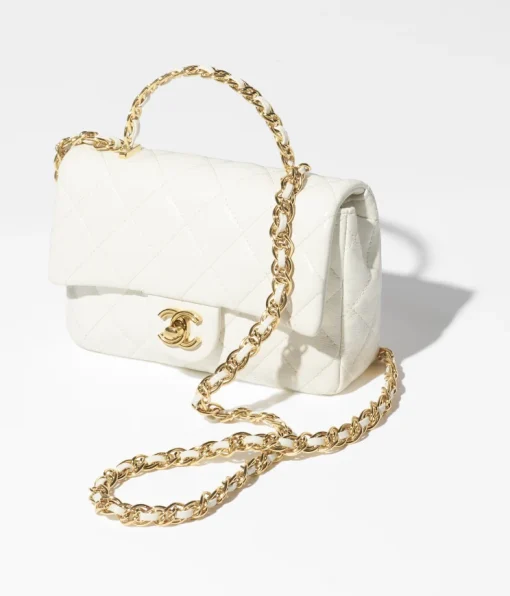 Small Flap Bag With Top Handle - Image 2