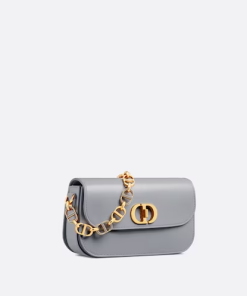 30 Montaigne Avenue Bag Ethereal Gray Box Calfskin