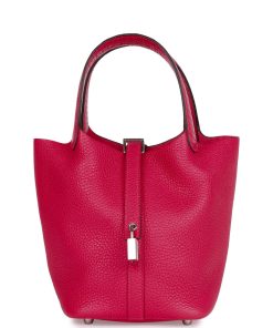 Herm?s Kelly Sellier 20 Bleu Zellige Shiny Alligator Gold Hardware