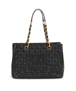Chanel Grand Shopping Tote (GST) – Black Caviar Leather With Gold-Tone Hardware