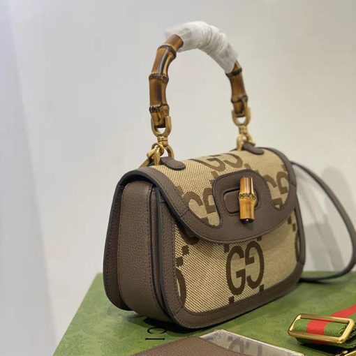 Gucci Bamboo 1947 small top handle bag - Image 3
