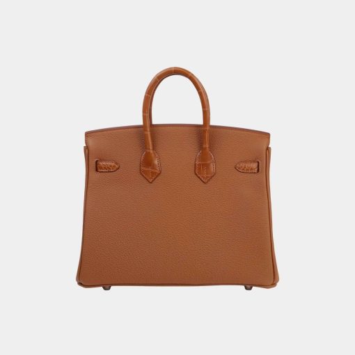 Hermès Birkin Touch 30 Bag Niloticus Caramel Togo Gold Hardware - Image 3