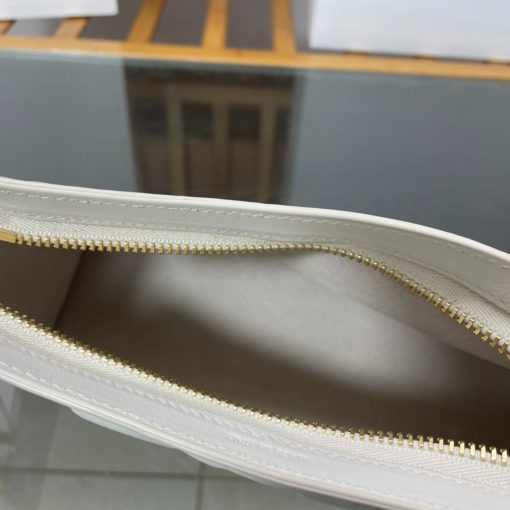 Celine Cuir Triomphe Bags In Smooth Calfskin White 198153 - Image 4