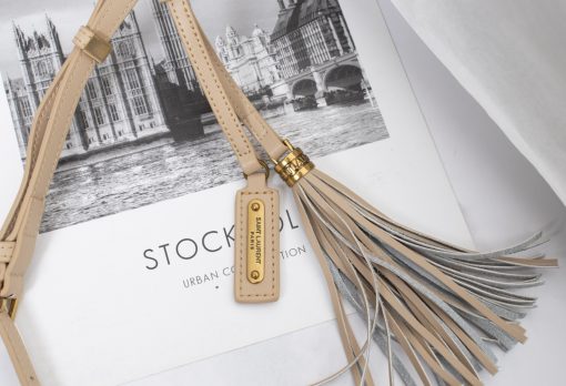 Saint Laurent Lou Camera Bag In Quilted Leather Beige Gold 23Cm 612544Dv7072721 - Image 4