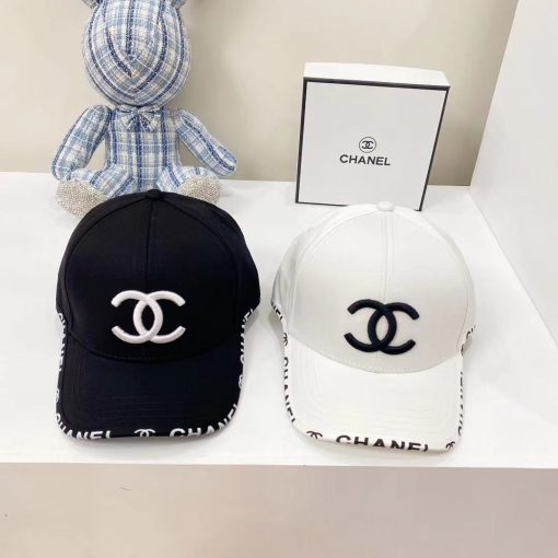 Chanel Cotton Baseball Cap White - Image 4