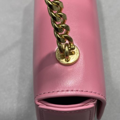 Celine Chain Shoulder Bag Triomphe In Triomphe Canvas Pink 197993Bf25Fo - Image 8