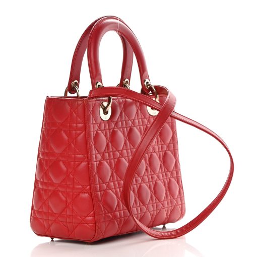 Christian  Lady Dior Red 24cm - Image 3