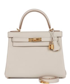 Hermes Kelly Retourne 28 Beton Togo Gold Hardware