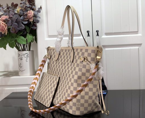 Louis Vuitton Damier Azur Neverfull Mm 31Cm N45295 - Image 3
