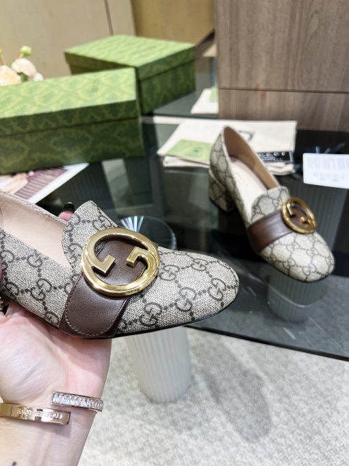 Gucci Women's Blondie Pump Beige ?701711 9I650 9769 - Image 10