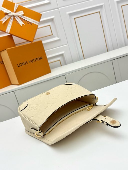 Louis Vuitton Diane Monogram Empreinte Leather Creame Beige 18Cm M46388 - Image 3