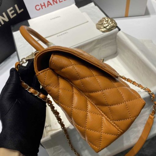 Chanel Large Flap Bag With Top Handle - Image 4