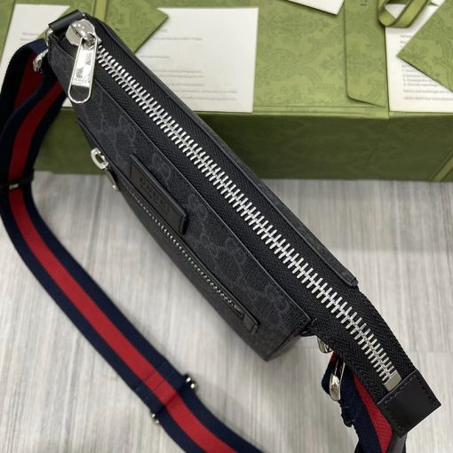 GG Black small messenger bag - Image 4