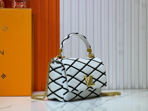 Louis Vuitton Go 14 Mm White Black 23Cm M22890 - Image 5