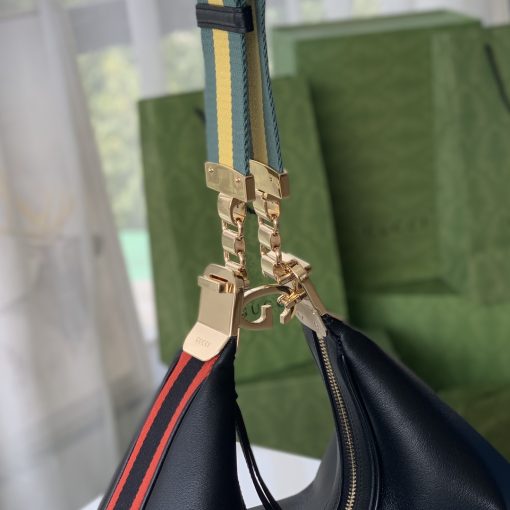 Gucci Gg Attache Largre Shoulder Bag In Black 35Cm 699409 Uxwbg 1037 - Image 8