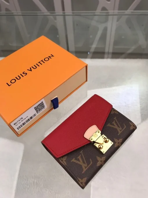 Louis Vuitton Pallas Compact Combines Wallet 13Cm Red - Image 5