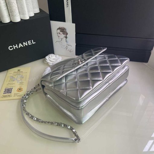 Chanel Flap Bag With Top Handle - Image 5