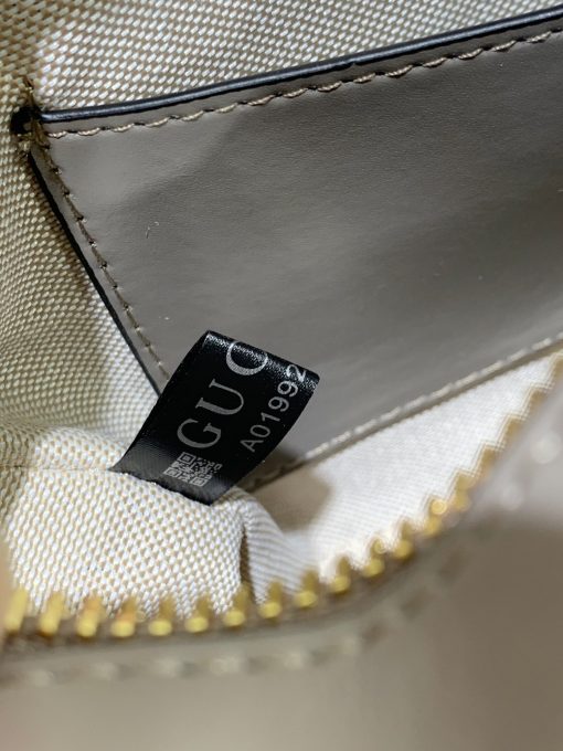 Gucci Gg Matelasse Leather Small Bag Grey 702234 Um8Hg 1563 - Image 4