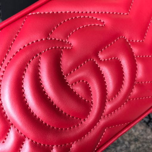 Gucci Marmont Small Matelasse Shoulder Bag 447632 Dtd1T 6433 - Image 4