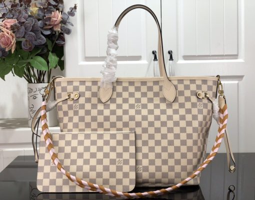 Louis Vuitton Damier Azur Neverfull Mm 31Cm N45295 - Image 2