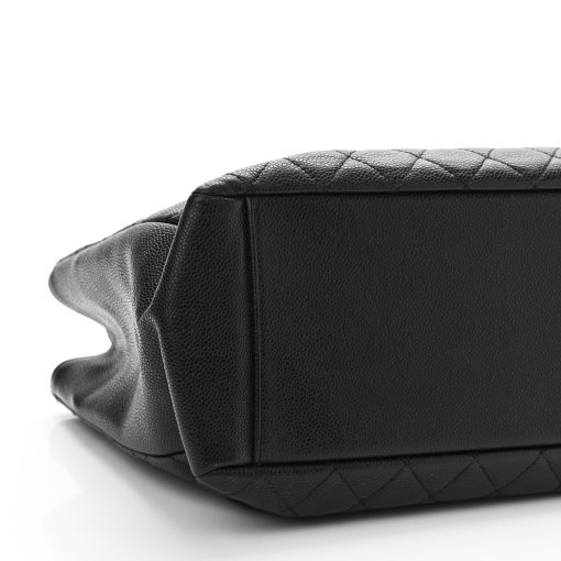 Chanel Grand Shopping Tote Quilted Caviar - Image 8