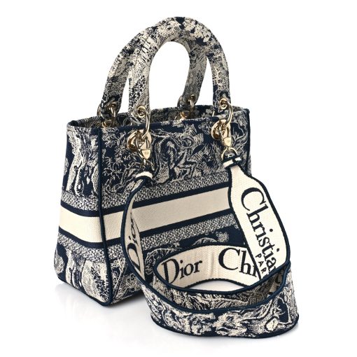 Christian Dior Toile   Lady D-Lite Blue - Image 2