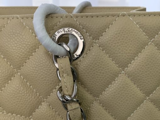 Chanel Bolsa Grand Tote Beige 33Cm - Image 5
