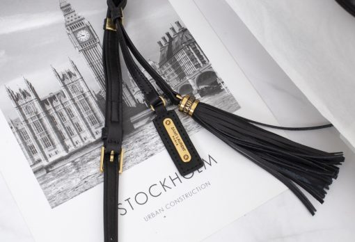 Saint Laurent Lou Camera Bag In Quilted Black Gold Leather 23Cm 612544Dv7071000 - Image 5