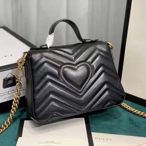 Gucci Marmont Mini Top Handle Bag - Image 6