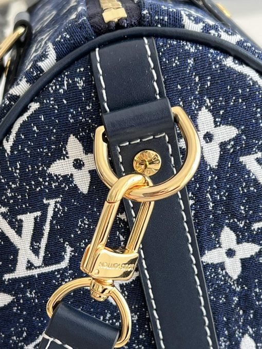 Louis Vuitton Speedy Bandouliere 25 Navy Blue M59609 - Image 5