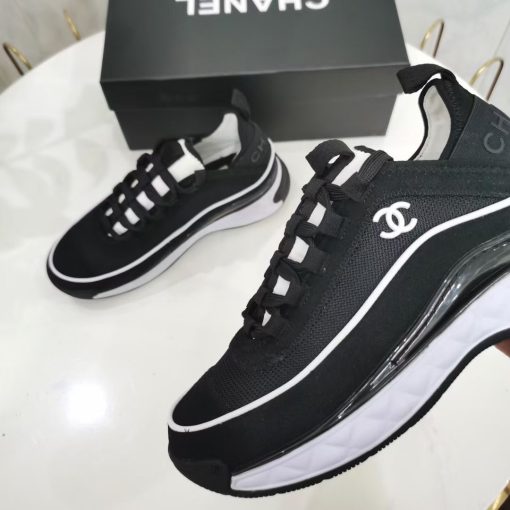 Chanel Women's Suede Sneaker Black G39072 Y55826 K4284 - Image 8