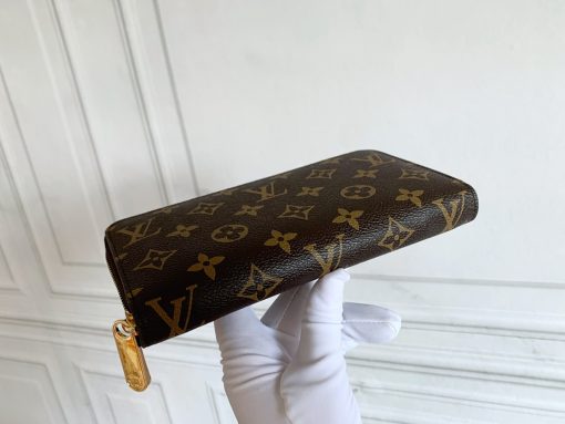 Louis Vuitton Monogram Zippy Long Wallet Brown M42616 - Image 7