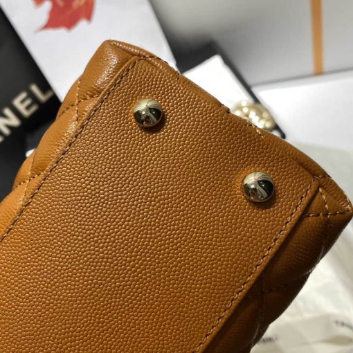 Chanel Large Flap Bag With Top Handle - Image 7