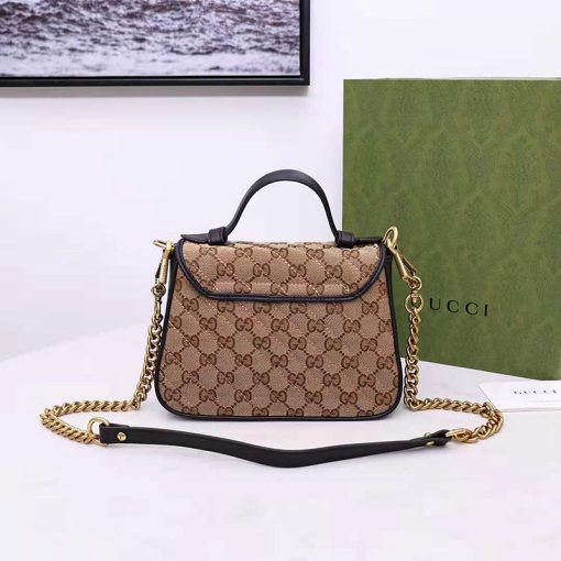 Gucci Marmont Mini Top Handle Bag - Image 4
