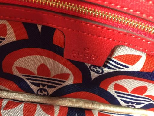 Gucci X Adidas Small Shoulder Bag Red 24.5Cm 702427 U3Zct 6563 - Image 7